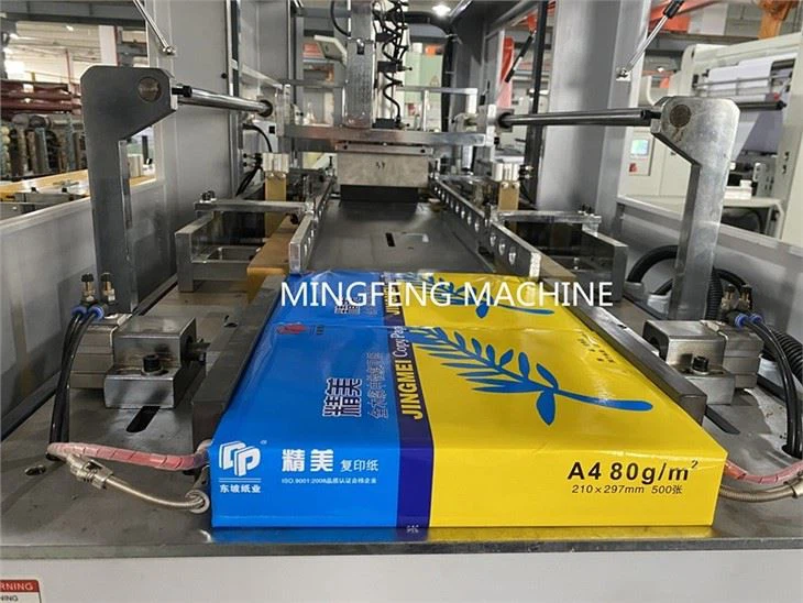 Two Reel Full Automatic A4 Paper Cutting Packing Packaging Machine
